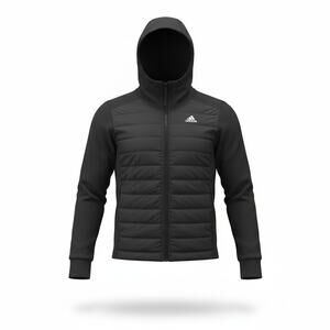 Adidas Men’s Black Varilite Hybrid Jacket Black Sz Small